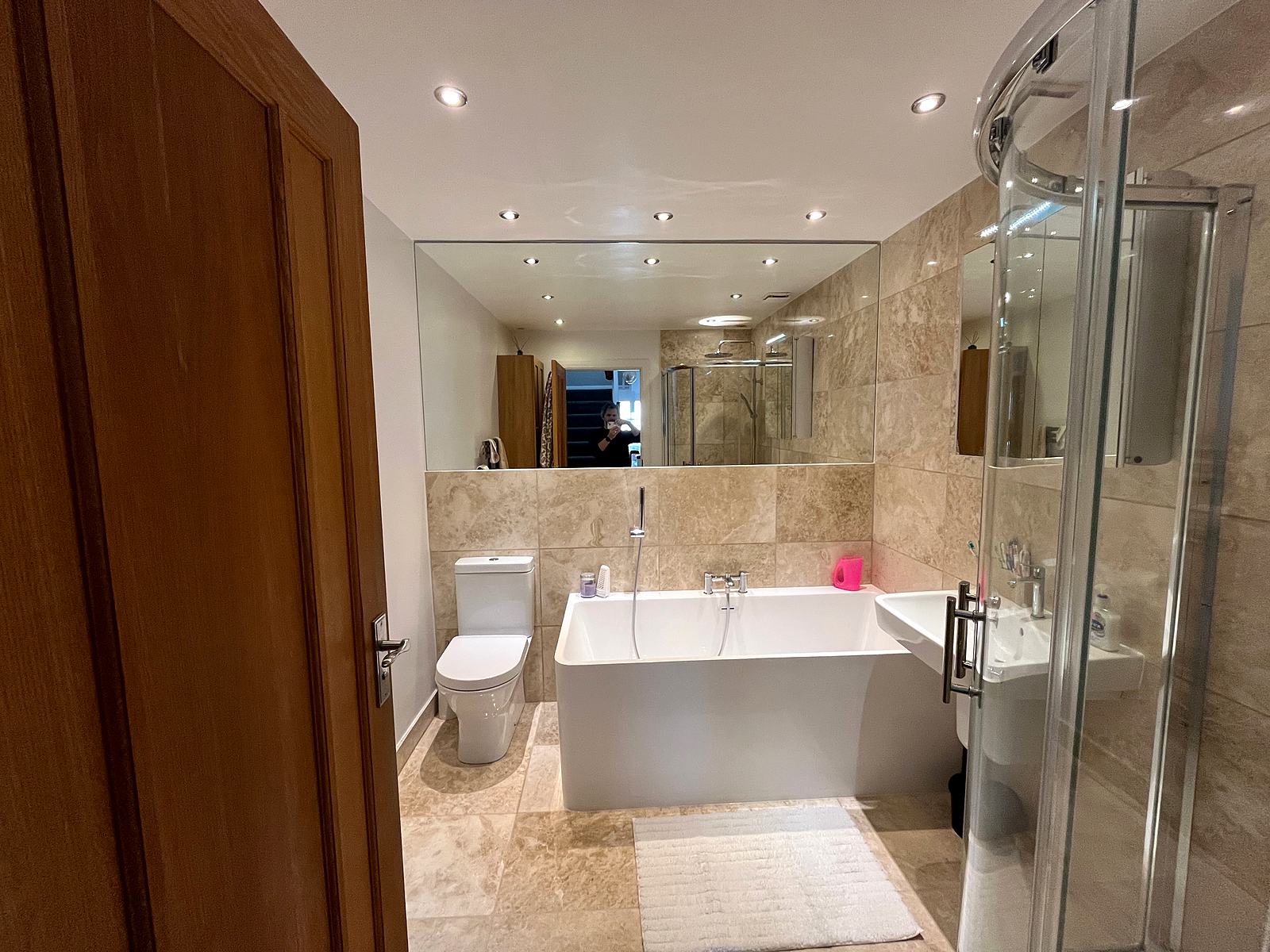 Marble bathroom