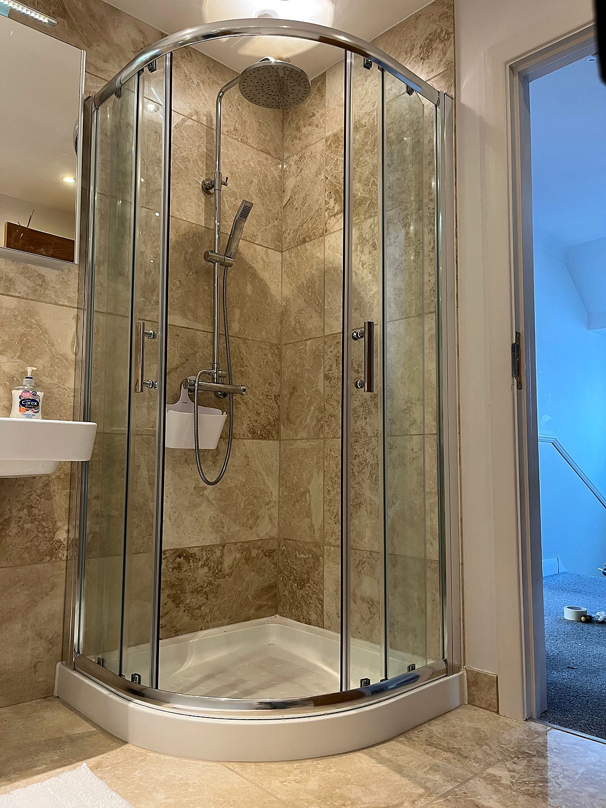 Marble bathroom
