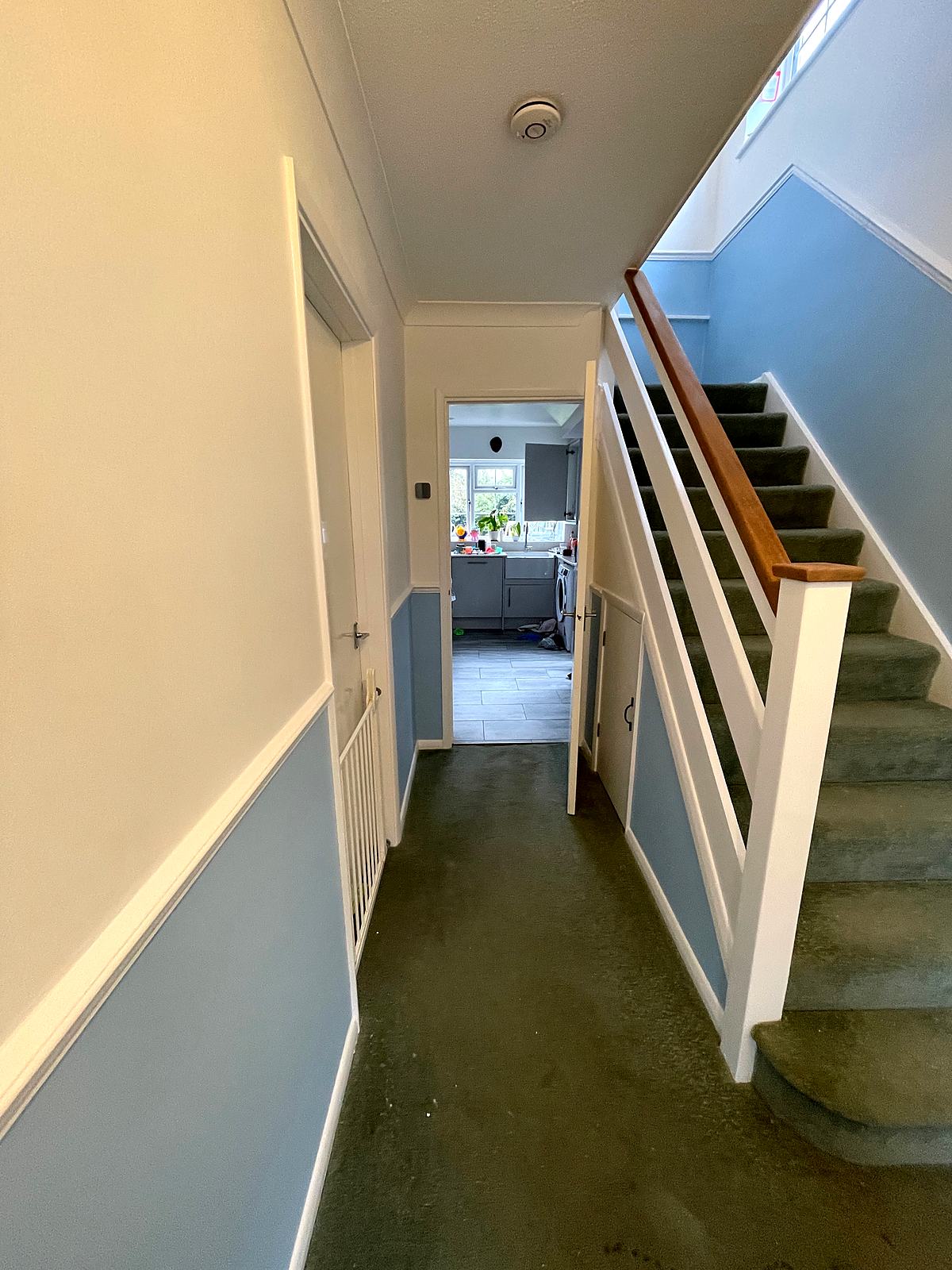 Hallway and stairs redecorated