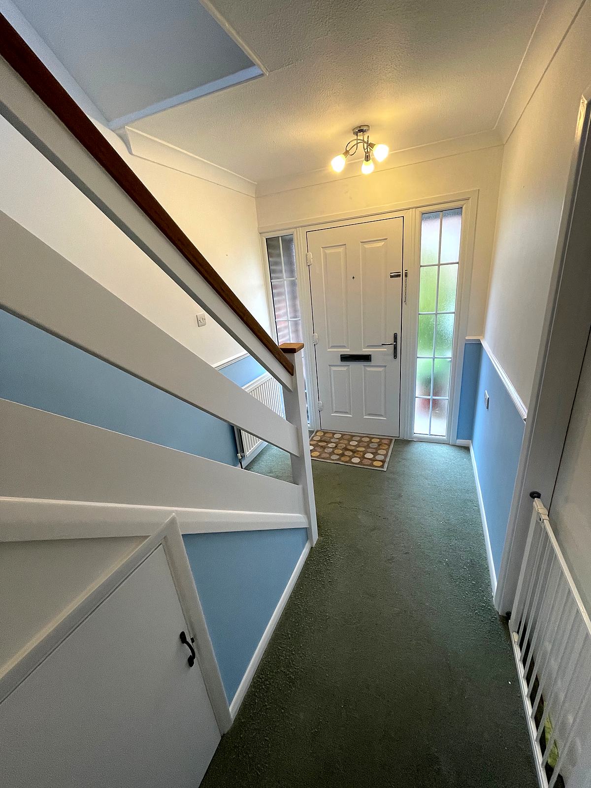 Hallway and stairs redecorated