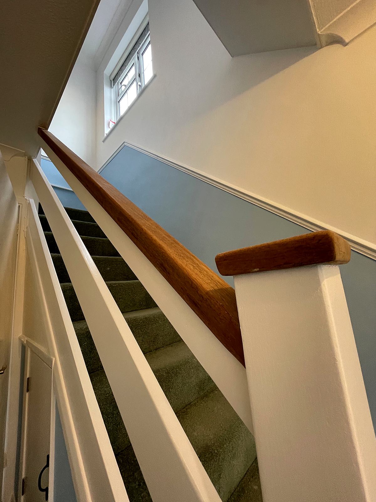 Hallway and stairs redecorated