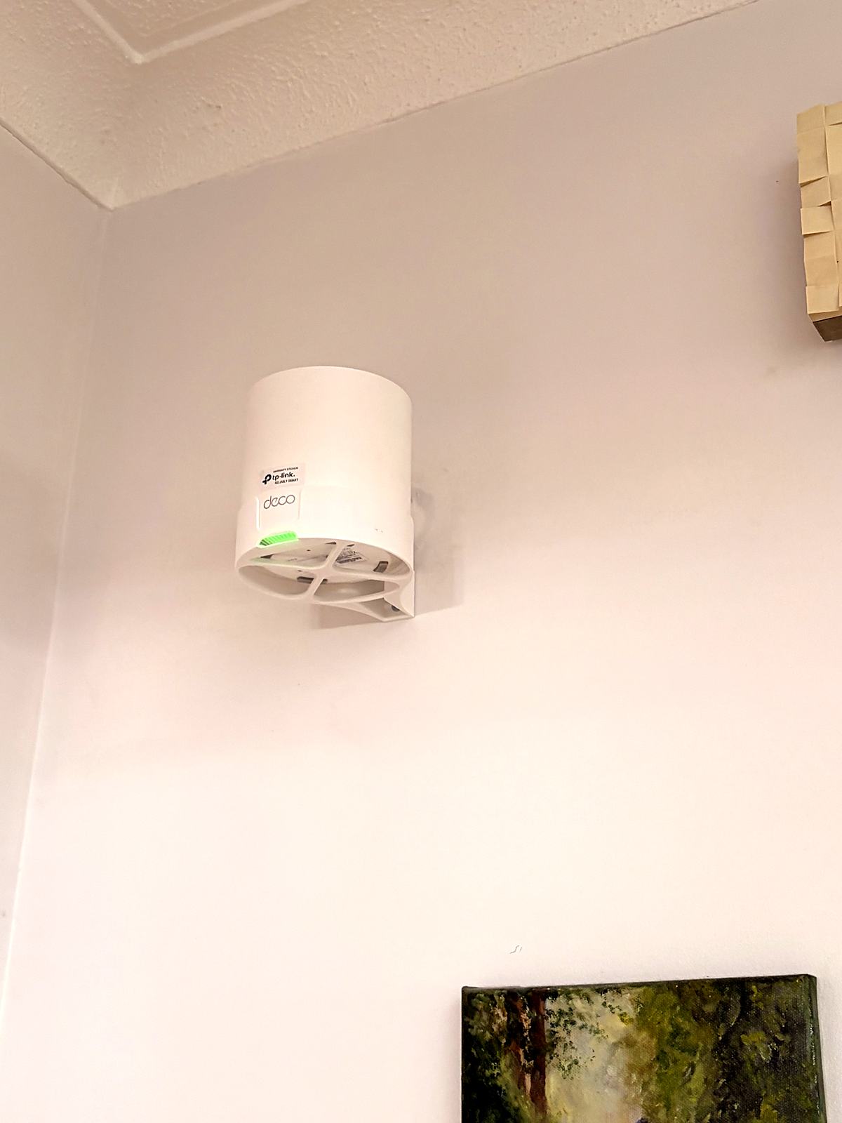 Wi-Fi access point fitted