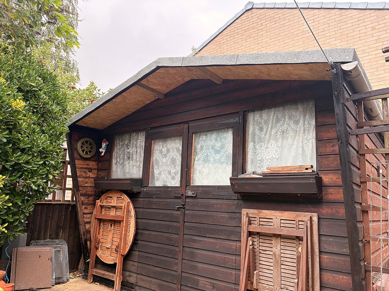 Shed re-roofed